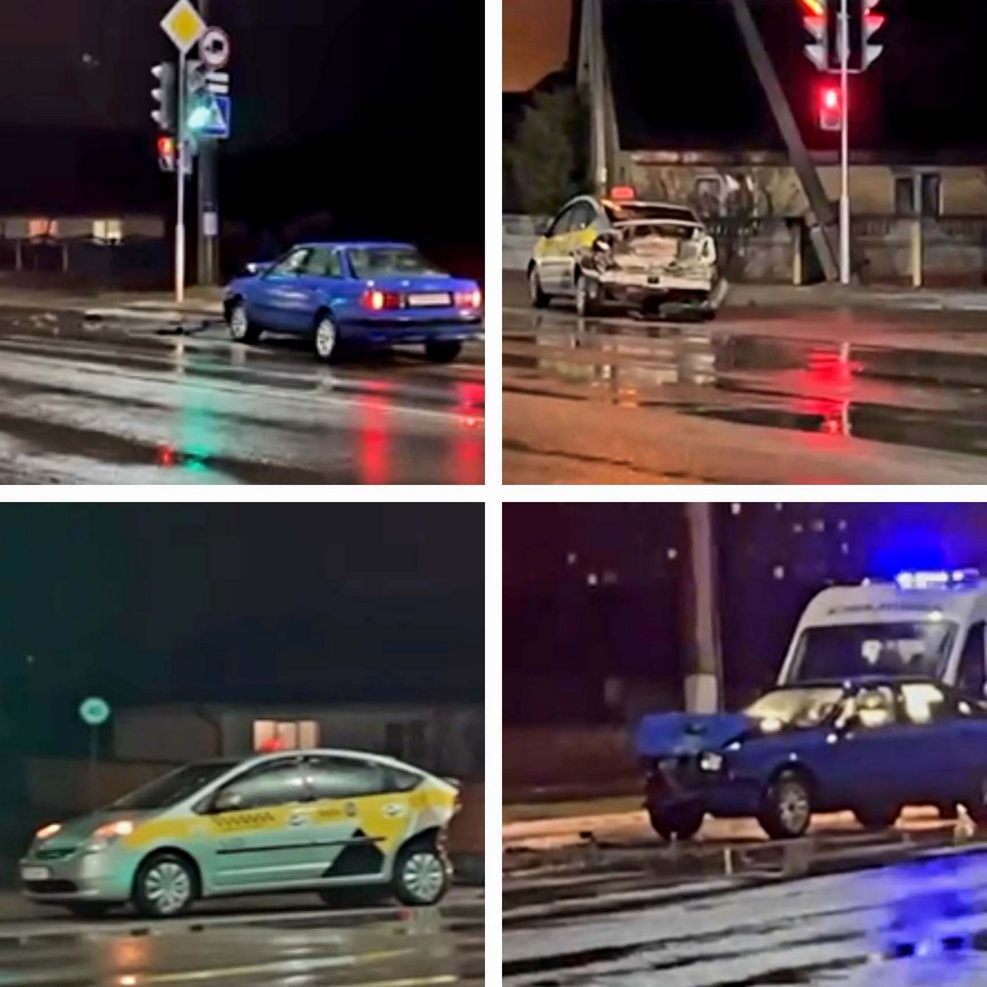 Нашли водителя, который протаранил такси с ребенком-пассажиром и скрылся с места ДТП