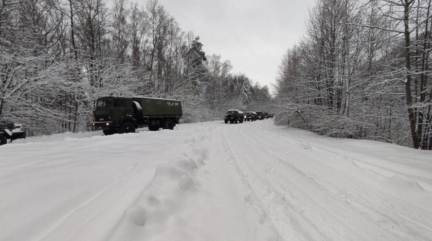 Десантники Бреста после внезапной проверки вернулись в пункт дислокации
