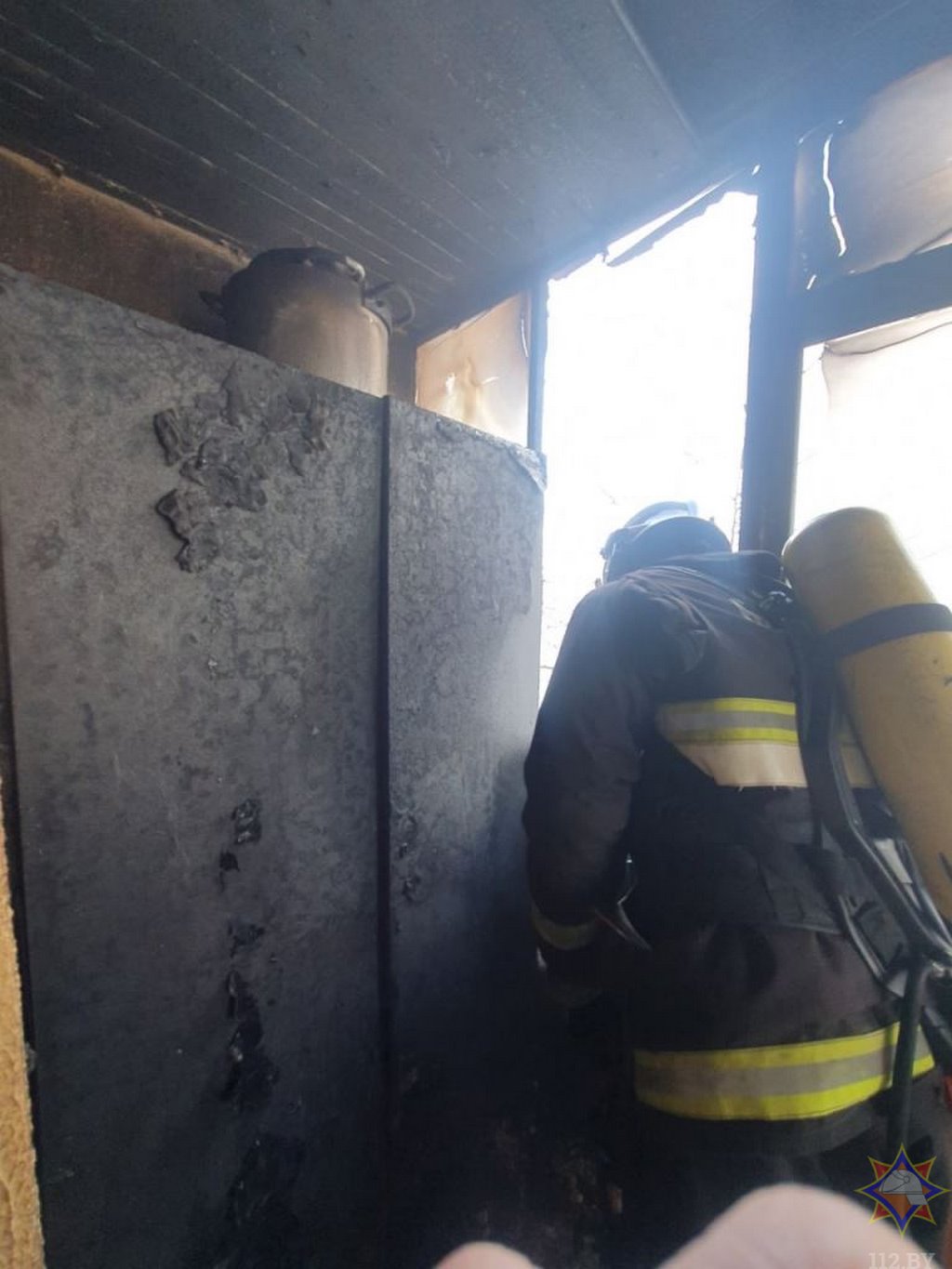 Пенсионерка спасена на пожаре в Кобрине