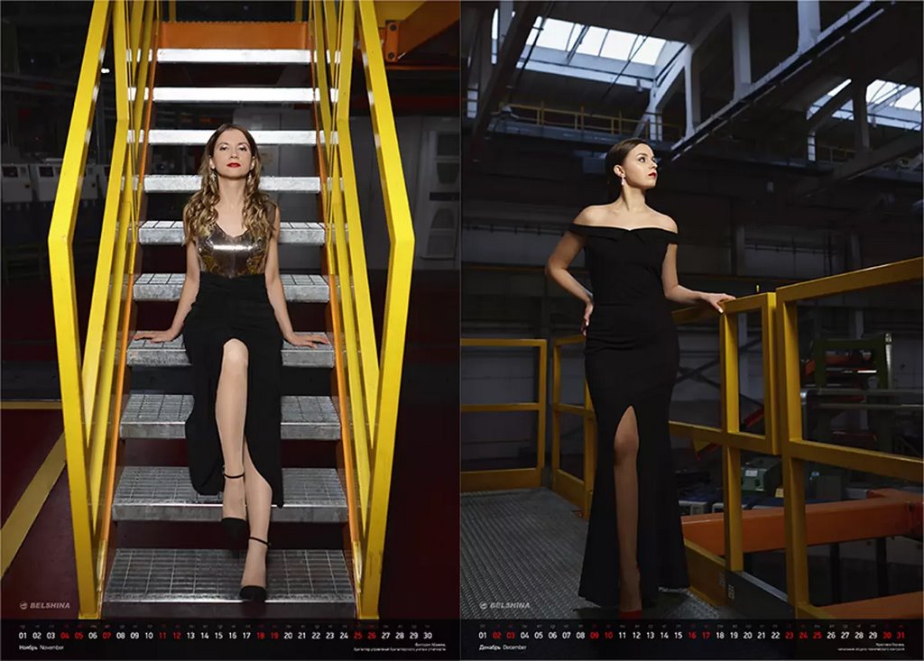 «Белшина» выпустила календарь с сотрудницами. Вот что получилось