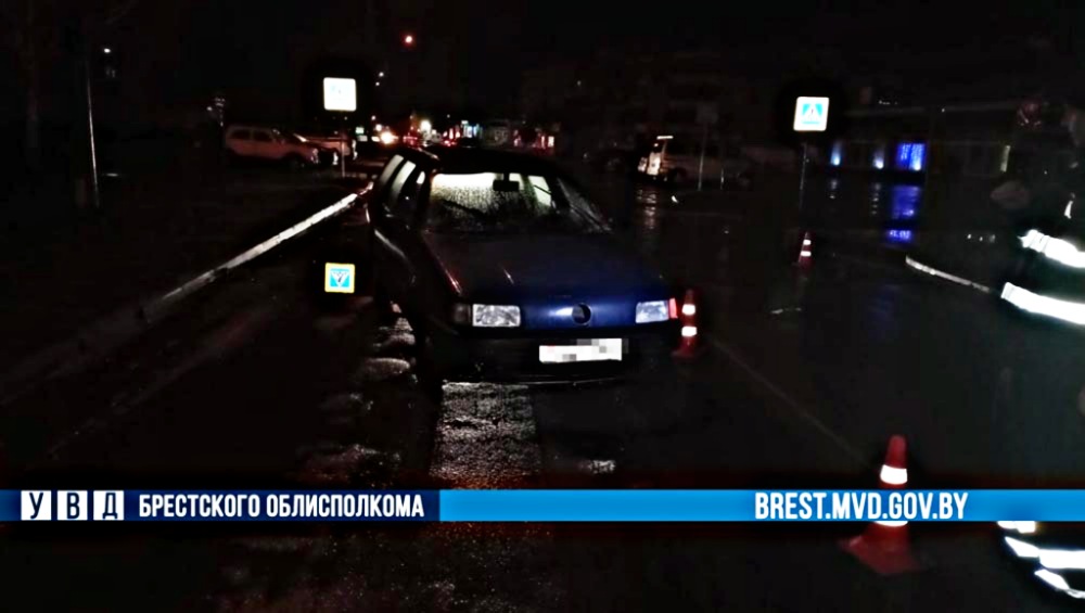 В Кобрине водитель наехал на женщину-пешехода