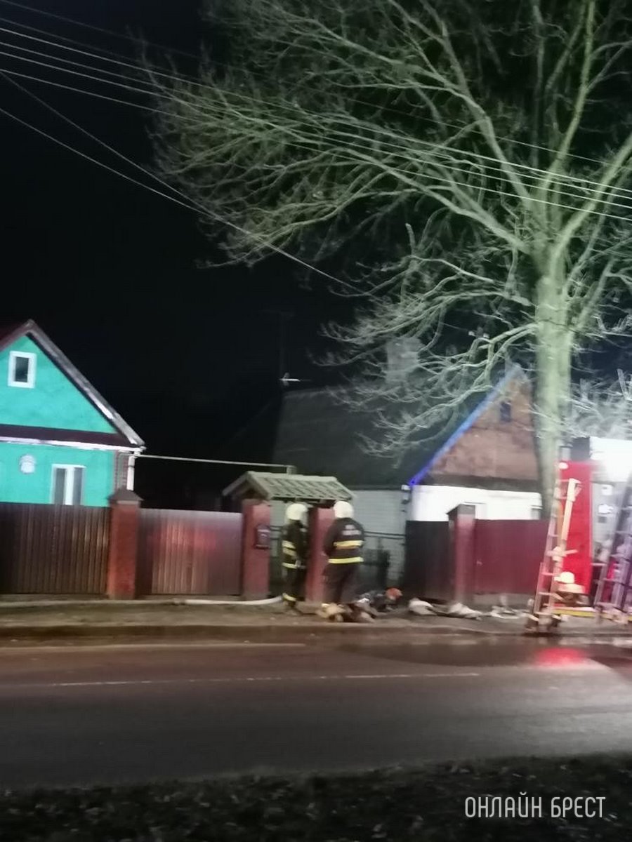Ночной пожар по ул. Шевченко в Бресте. Что горело?