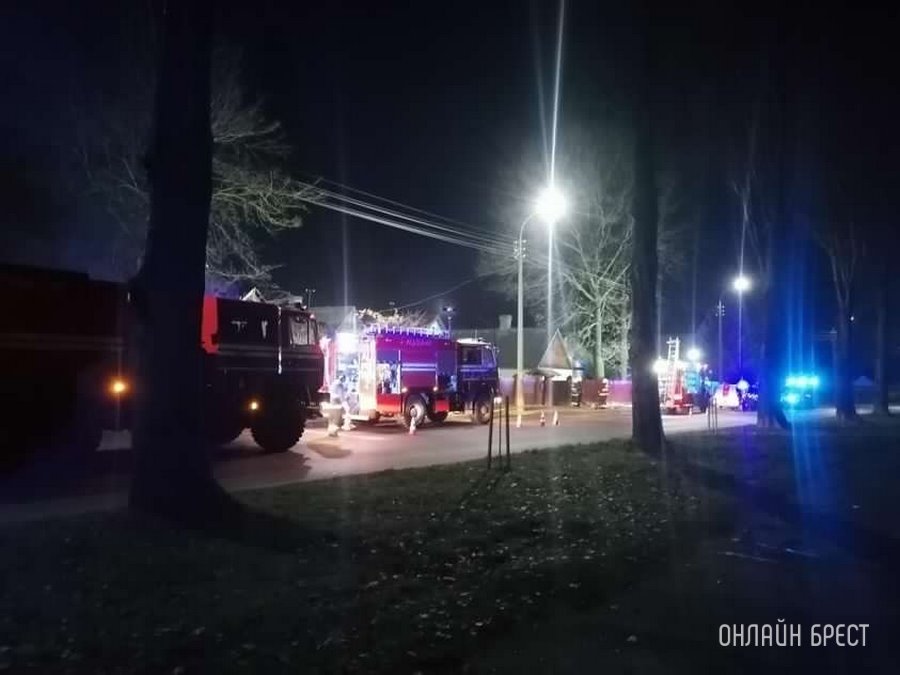 Ночной пожар по ул. Шевченко в Бресте. Что горело?