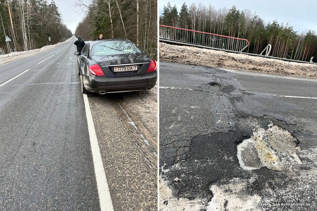«Каско ни у кого нет». Несколько машин влетело в ямы: кто теперь будет оплачивать ремонт?