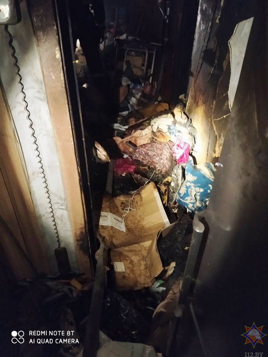 Хозяйку нашли на полу. Ночной пожар 2 января на Бр.Дивизий в Бресте
