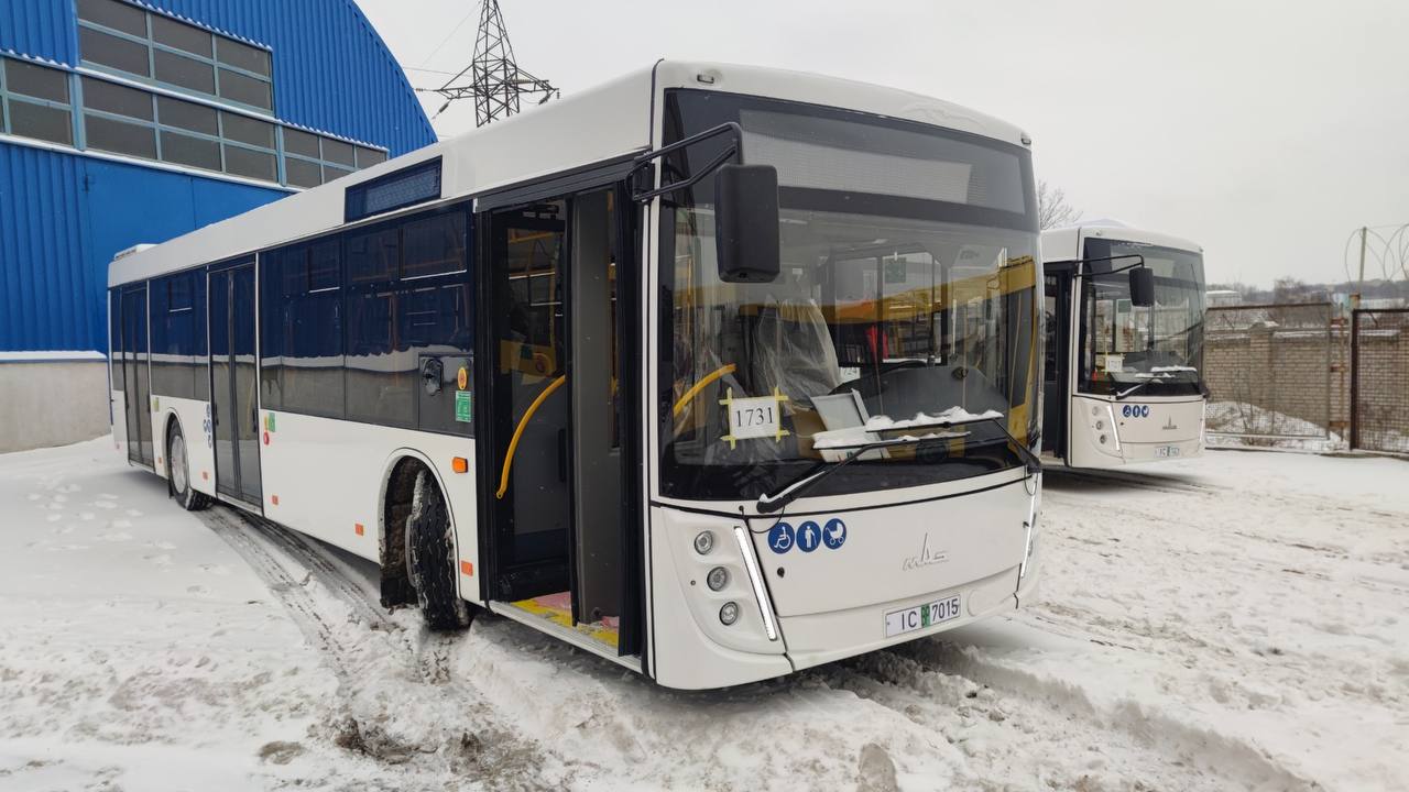 Автомобильный парк «Брестского общественного транспорта» пополнился 7 новыми автобусами 