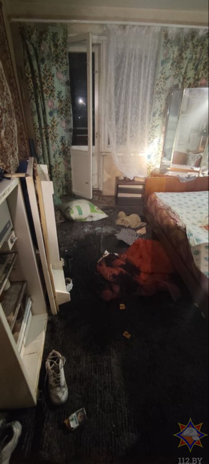 На пожаре в Бресте спасли хозяйку квартиры