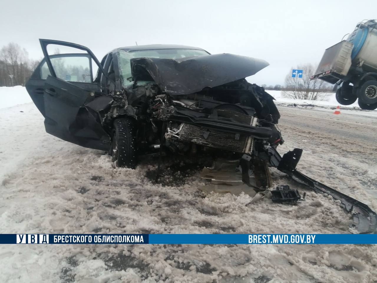 Смертельное ДТП произошло в Кобринском районе