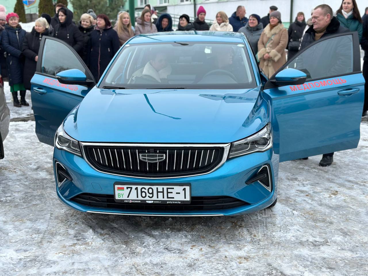 Семь новых Geely Emgran для поликлиник и больниц Бреста
