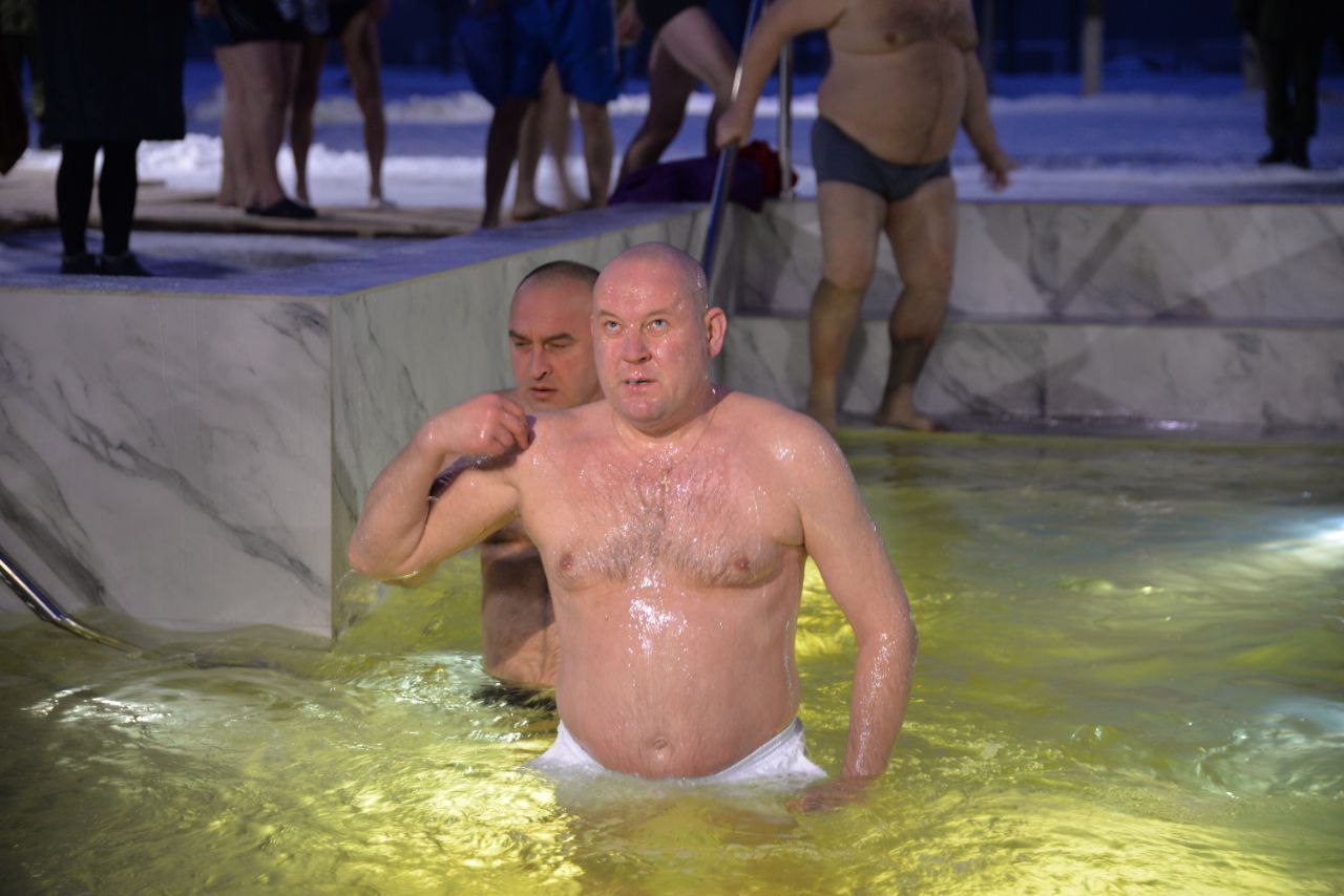 Более 750 желающих окунулись в купель на Крещение в 38-й Брестской отдельной гвардейской десантно-штурмовой бригаде
