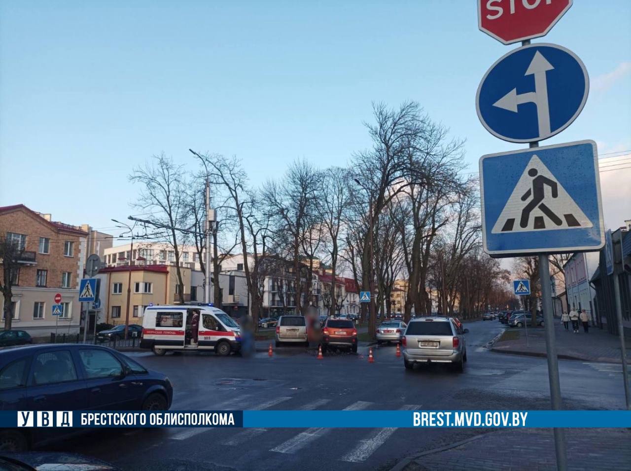 В Бресте произошло ДТП на перекрестке улиц Гоголя-Карла Маркса. Кто виноват?