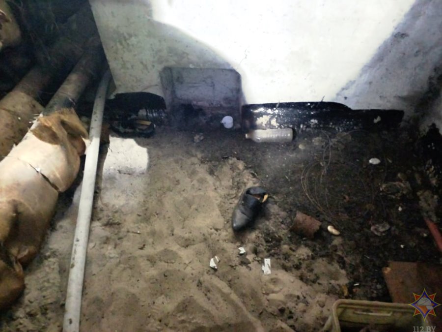 На пожаре в Бресте спасли мужчину. Видео и подробности