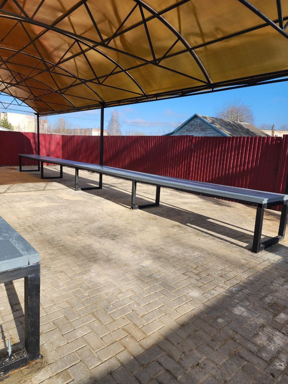 Вот так выглядят новые торговые ряды для реализации продукции с огорода