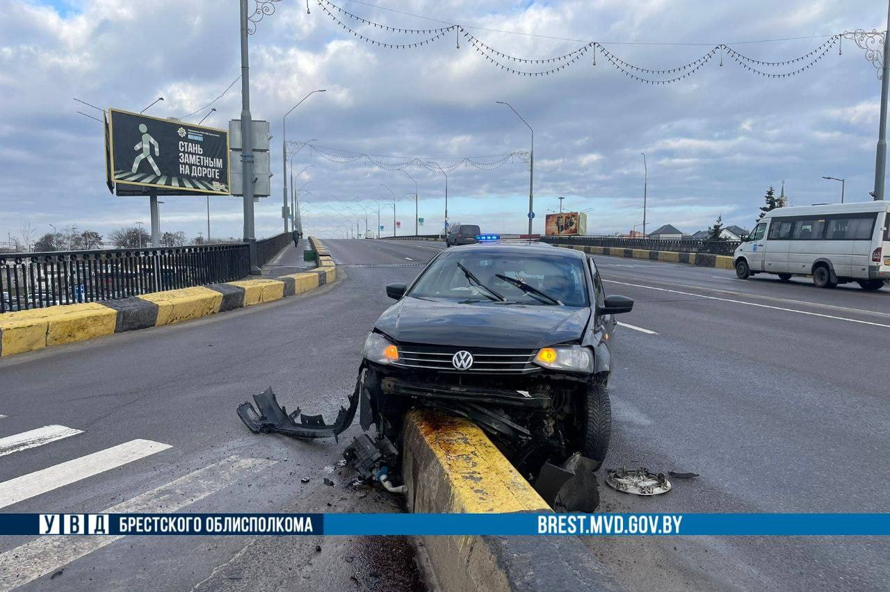 Подробности ДТП на ул. Ленина в Бресте
