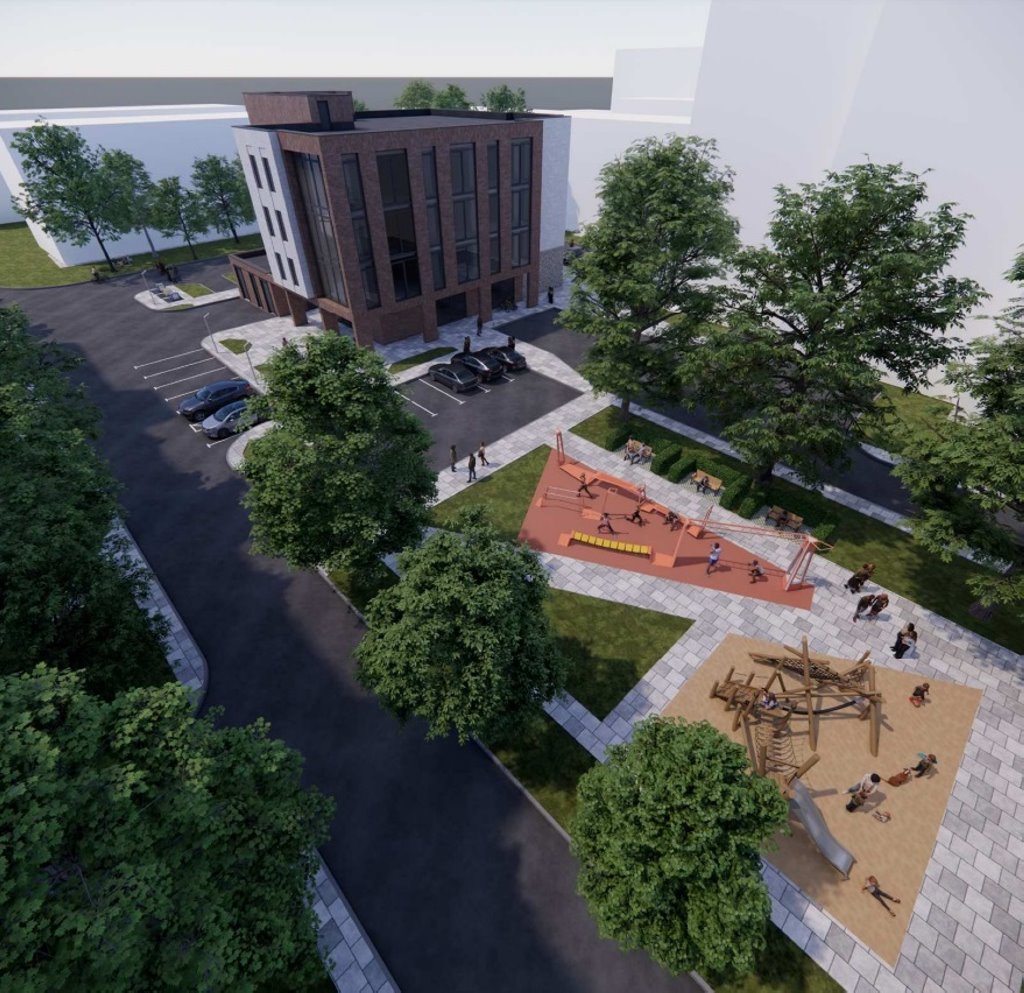 Пункт приема стеклотары модернизируют под 4-этажный магазин с офисами в центре Бреста