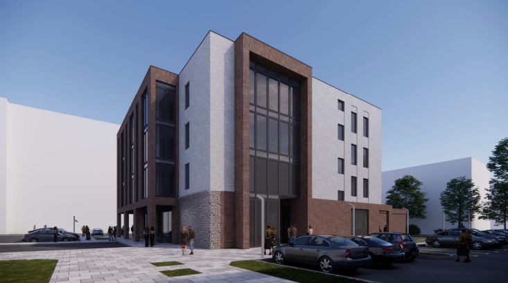 Пункт приема стеклотары модернизируют под 4-этажный магазин с офисами в центре Бреста