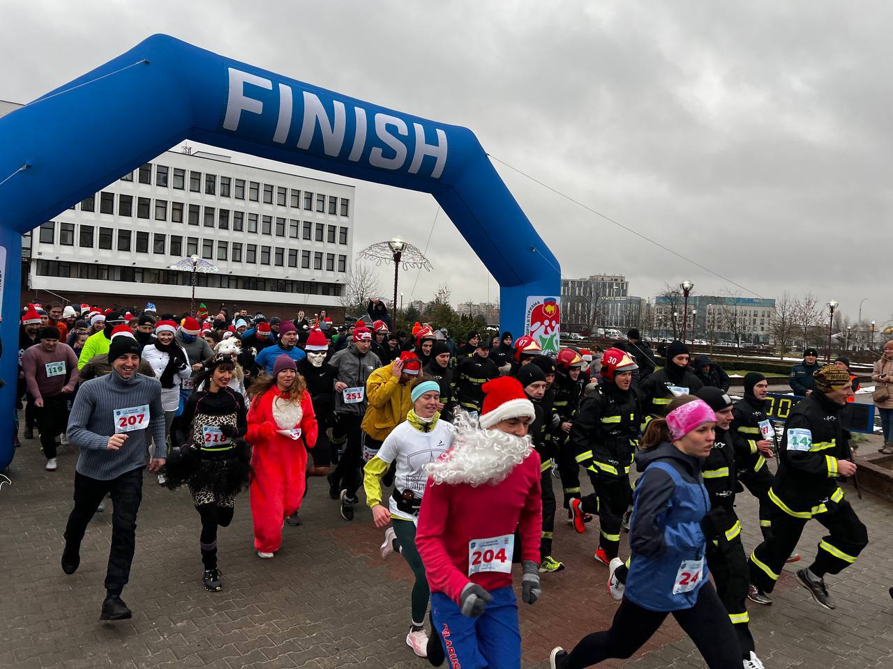 В Бресте прошел новогодний пробег