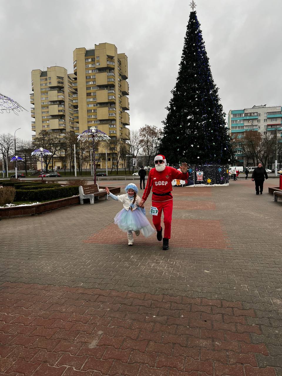 В Бресте прошел новогодний пробег