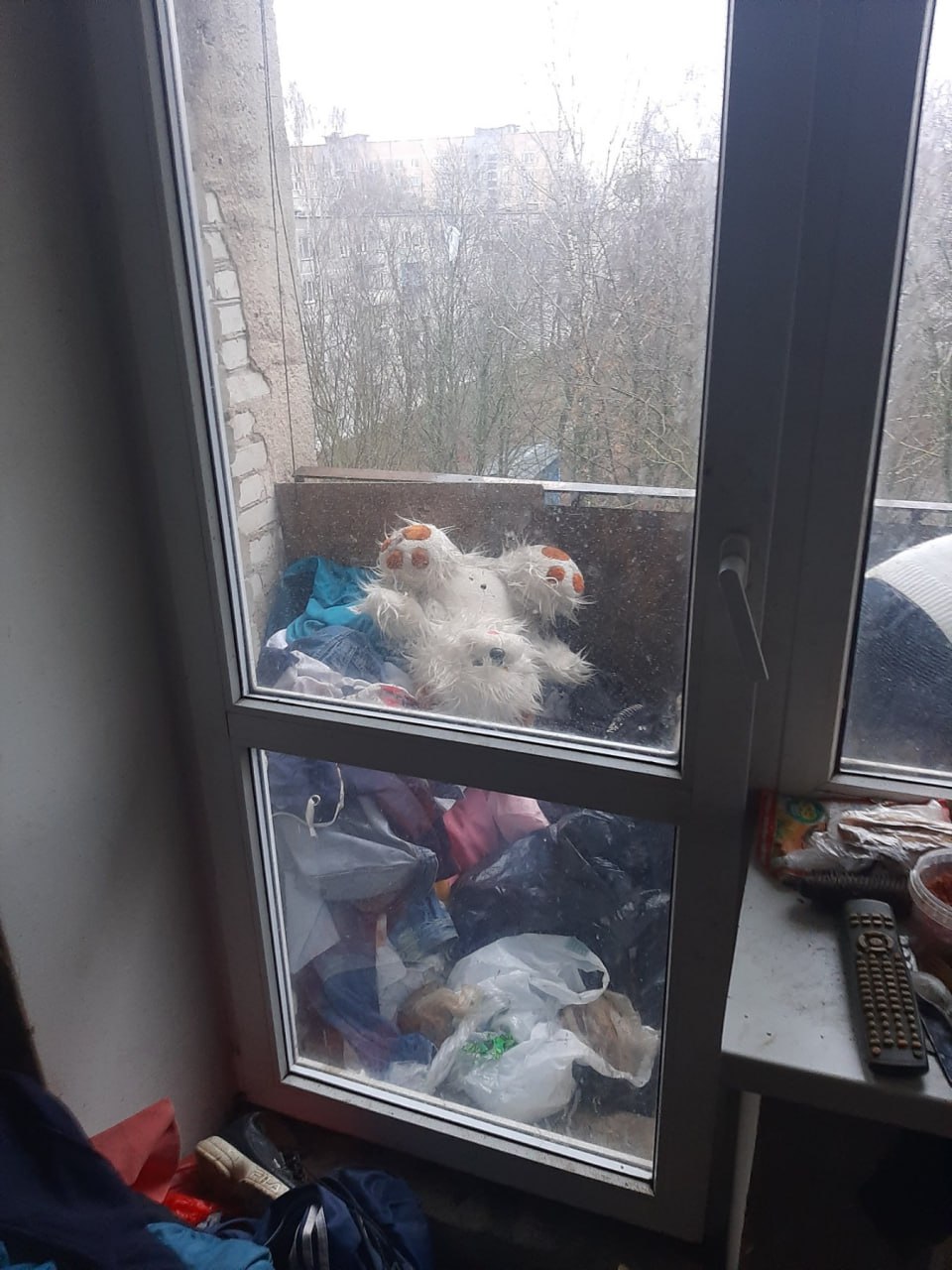 Белоруска превратила свою квартиру в свалку