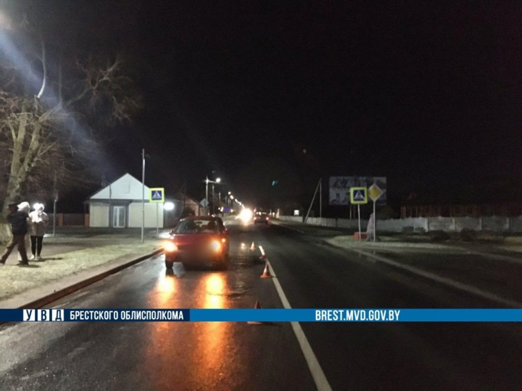 На Брестчине произошло два ДТП с участием пешеходов