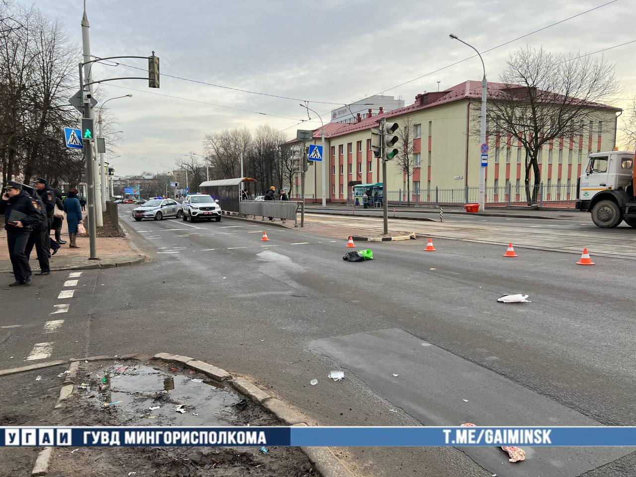 В сети появилось жуткое видео смертельного ДТП в Минске
