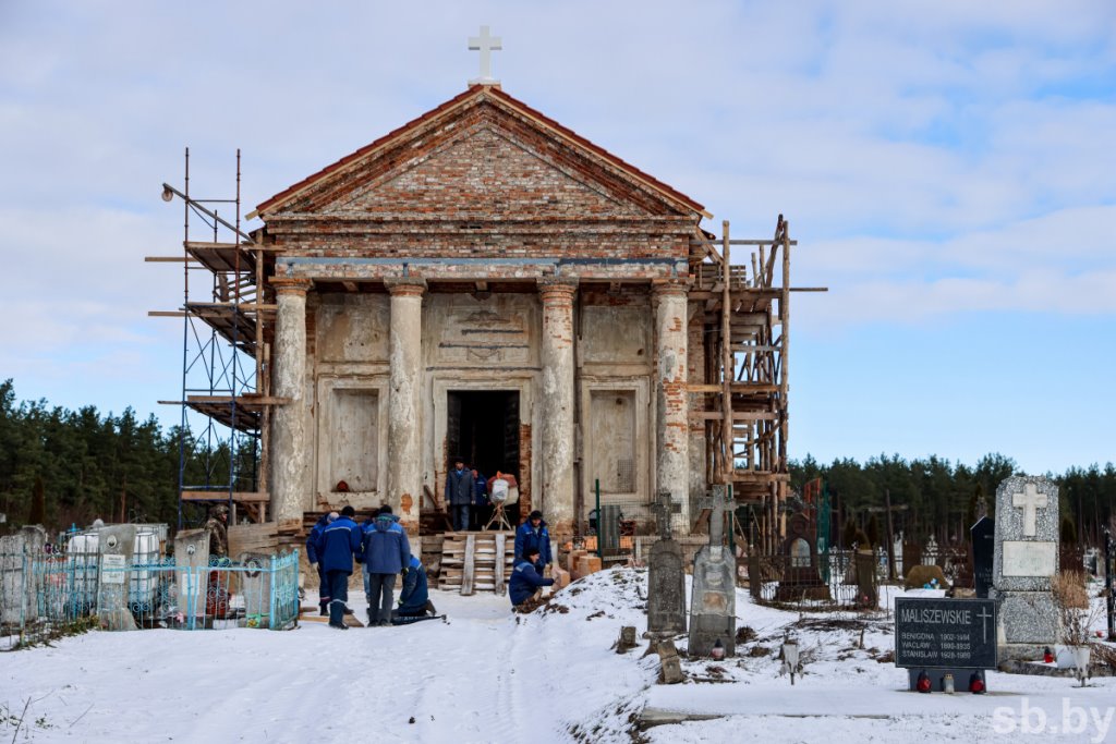 Реставрация каплицы святого Казимира в Ружанах