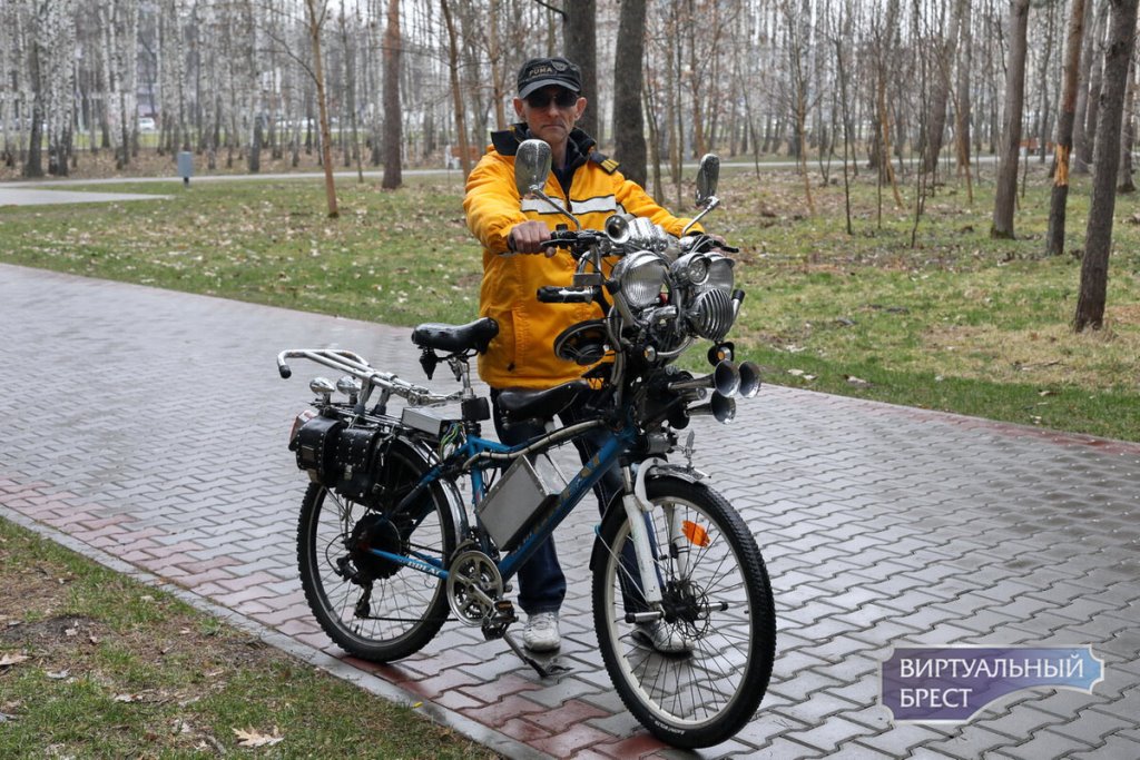 Брестчанин собрал необычный электровелосипед. Немцы оценили его в 4 тыс. евро