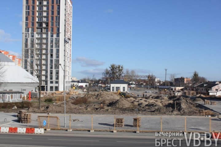 Что строят возле Кобринского моста в Бресте?