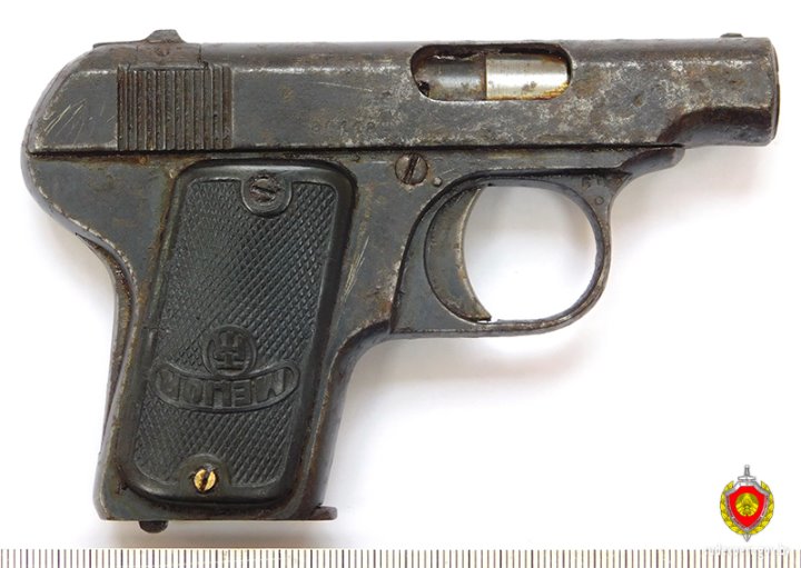 В Брестской области мужчина в стоге сена нашел пистолет