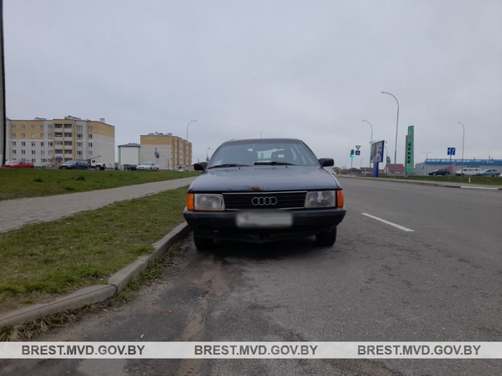 Житель Кобринского района угнал автомобиль