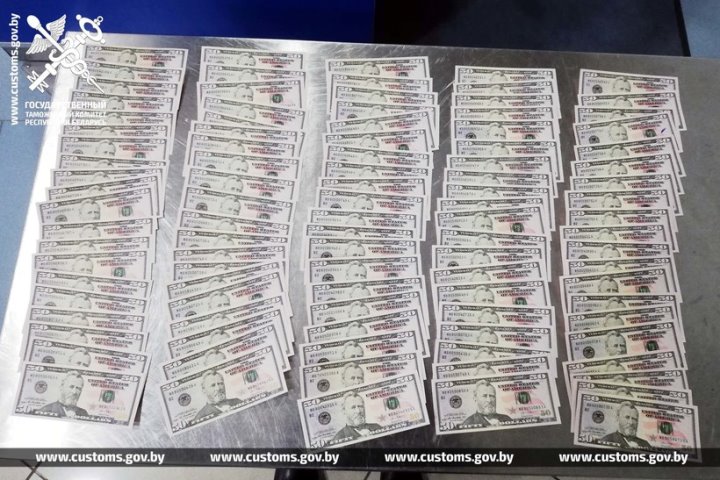 У россиянина на белорусской границе нашли пачку долларов. Они оказались еще и фальшивыми