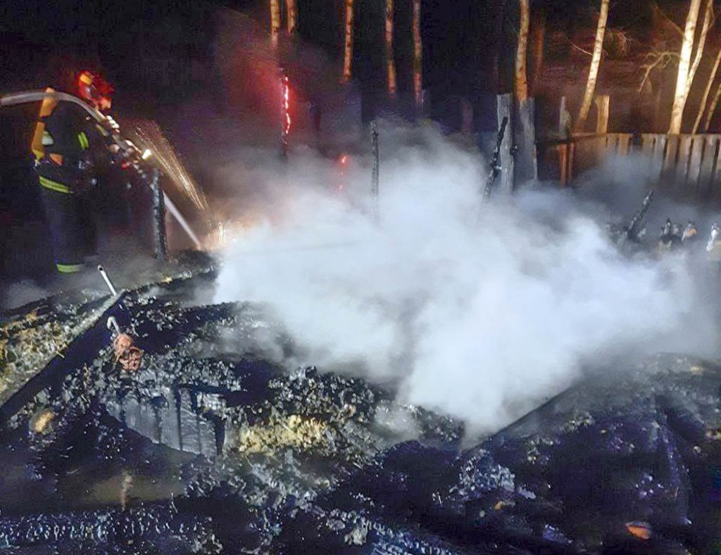 В Пинском районе сгорело 14 поросят