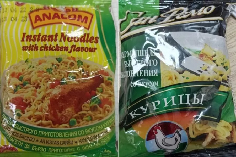 В Беларуси запретили шесть видов лапши быстрого приготовления