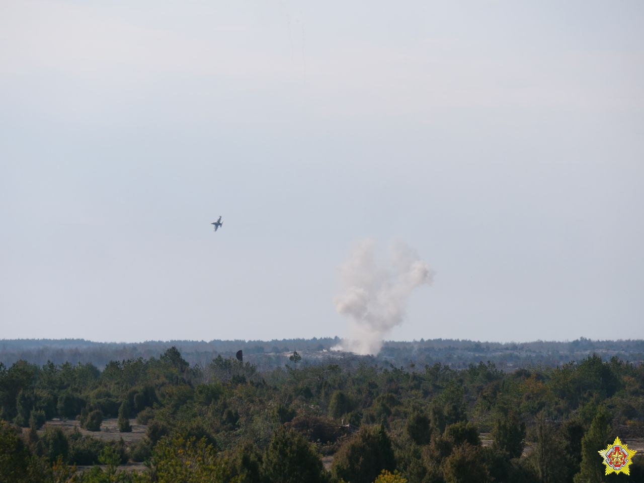 Брестские десантники проводят батальонное тактическое учение