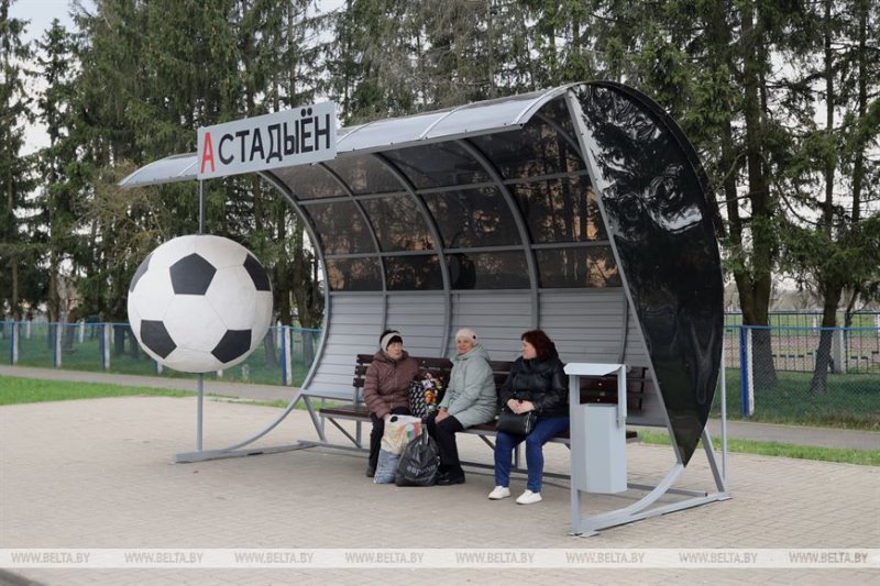 Креативные остановки обустраивают в Ляховичах