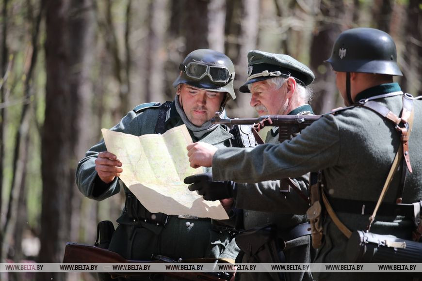Военно-патриотическая акция «Победа - гордость поколений» прошла около деревни Мохро Ивановского района