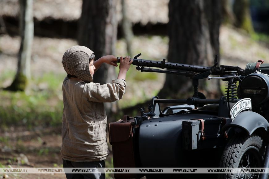 Военно-патриотическая акция «Победа - гордость поколений» прошла около деревни Мохро Ивановского района