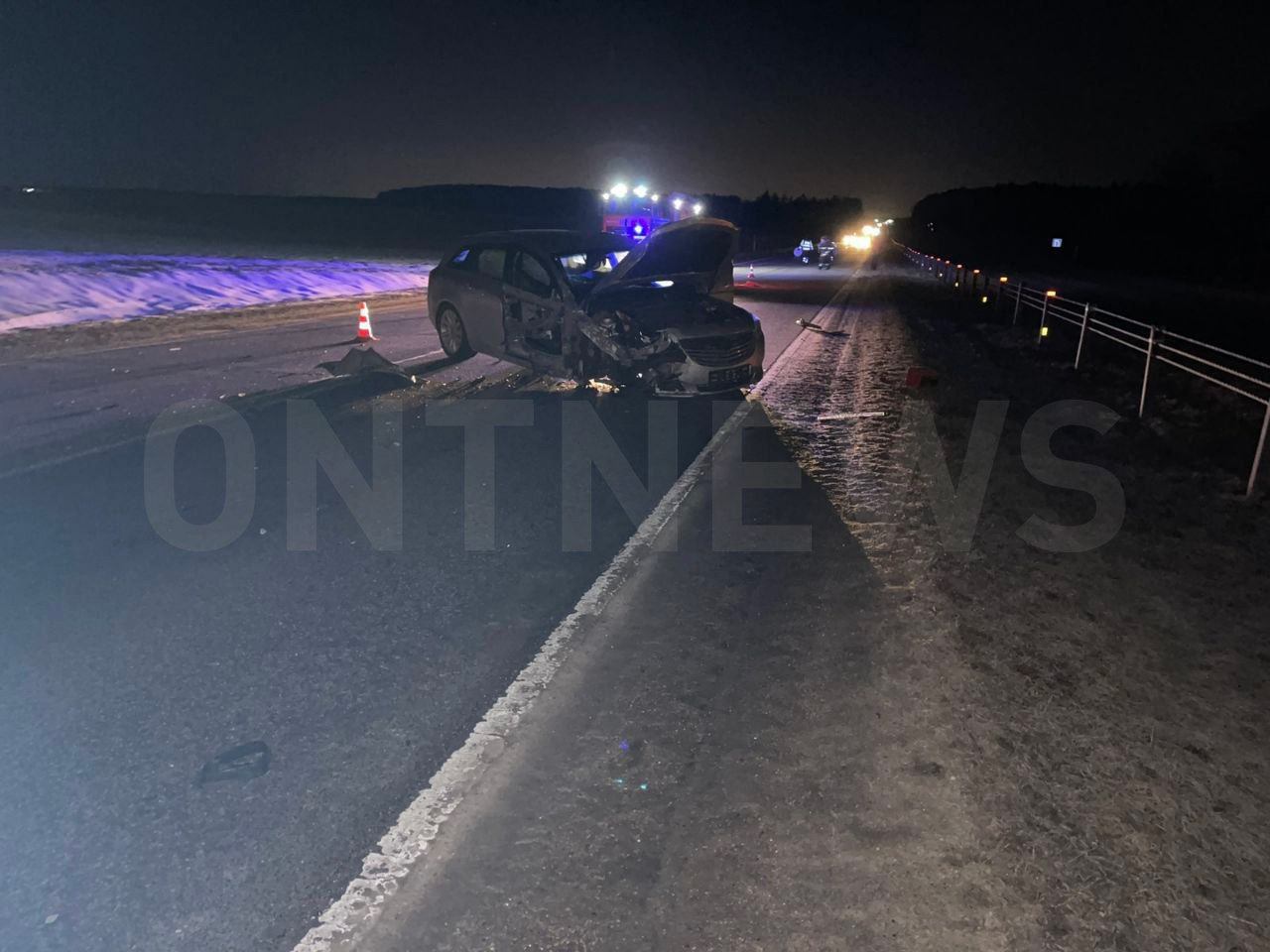 Маршрутка попала в ДТП. Легковушка выехала на встречку. Есть видео, как это произошло
