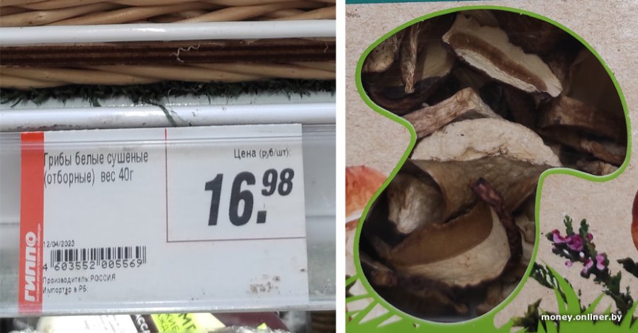 В Минске продаются роскошные белорусские грибы по 480 рублей за килограмм
