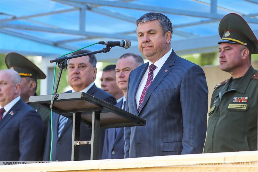 В Брестской 38-й десантно-штурмовой бригаде прошли сборы 500 военнообязанных из трех областей