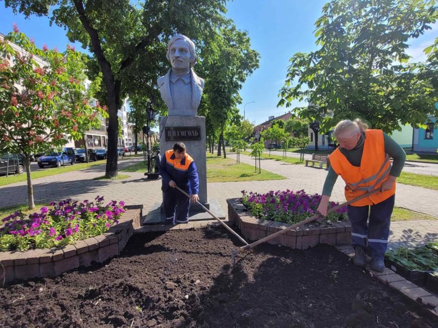 В Бресте ведется интенсивный покос травы