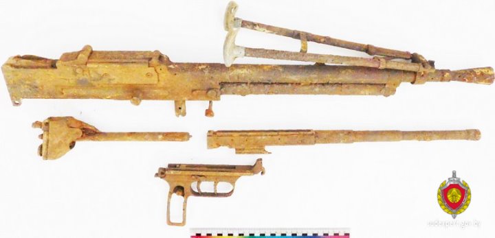 В Брестской области мужчина выкопал на своем участке пулемет Шательро