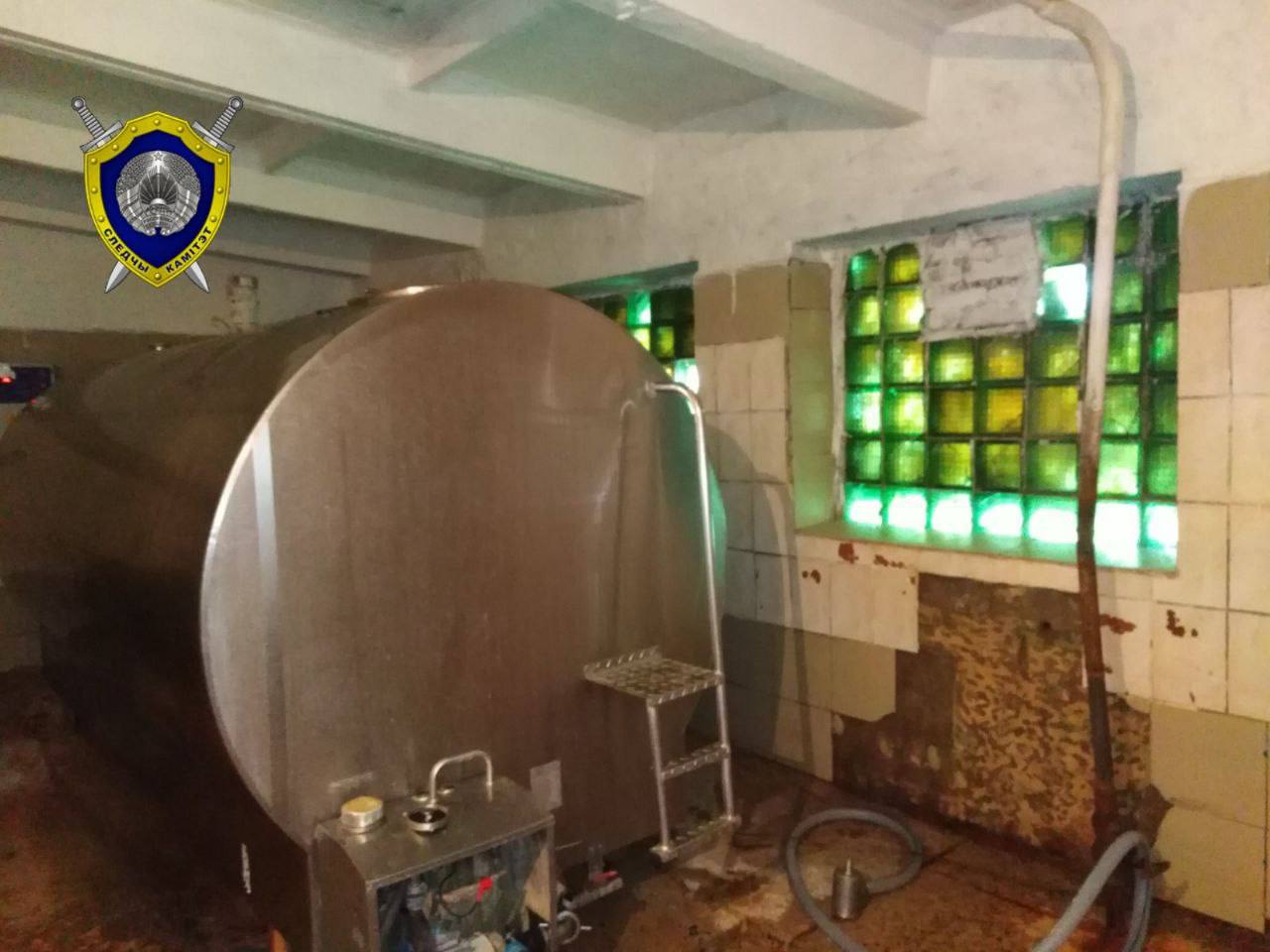 Белорус утонул в емкости с молоком