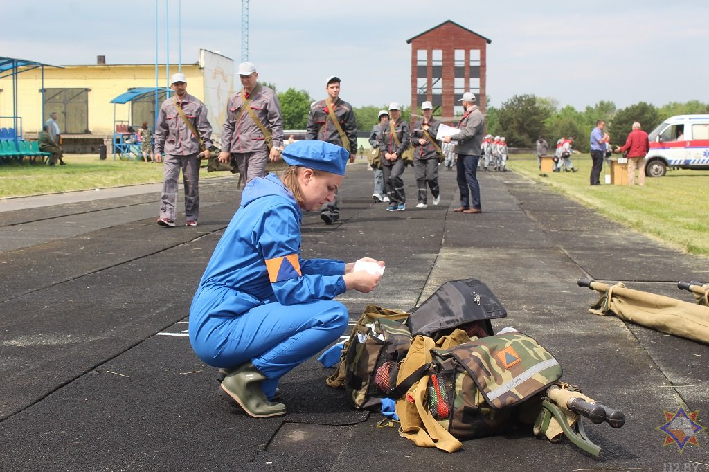 В Бресте прошли соревнования на лучшую санитарную дружину