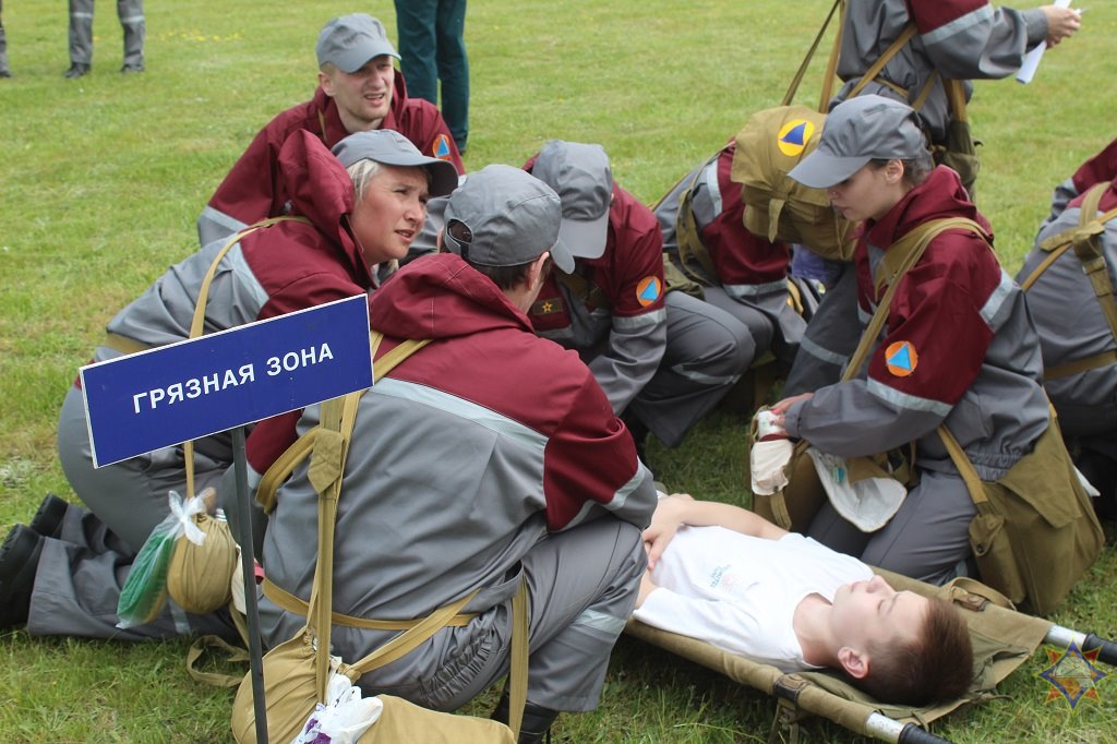 В Бресте прошли соревнования на лучшую санитарную дружину