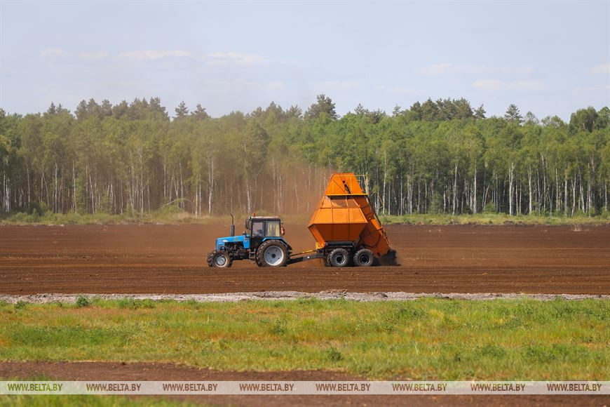 Новую производственную линию установили на торфобрикетном заводе в Жабинковском районе