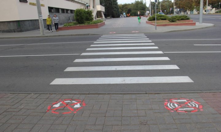 В Беларуси может появиться новая разметка. Она для пешеходов, но водители, кажется, ее тоже одобрят