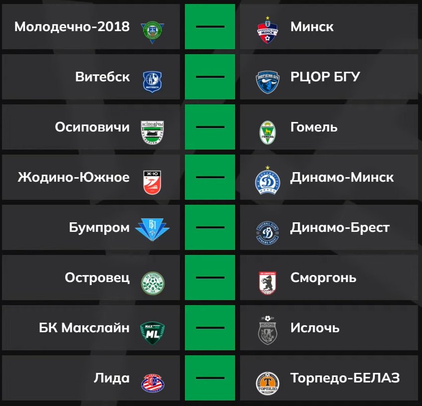 Состоялась жеребьевка 1/16 финала Кубка Беларуси. Смотрите, с кем сыграет «Динамо-Брест»
