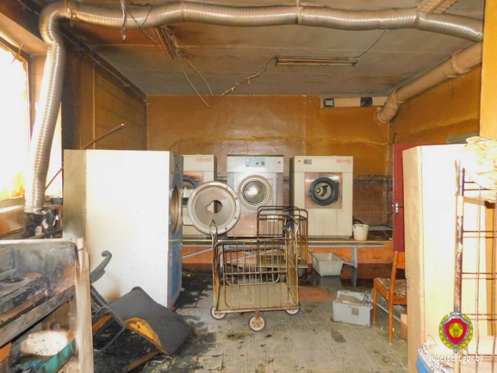 Подозреваемого в поджоге прачечной в Кобрине нашли по следу обуви