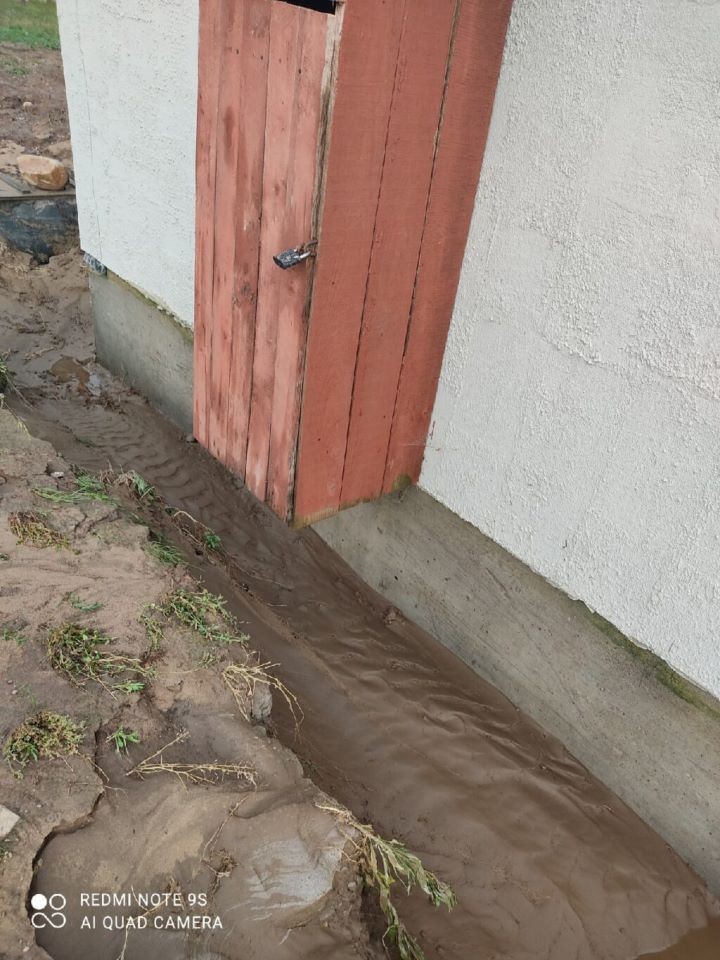 Наводнения в Видомле после ливня